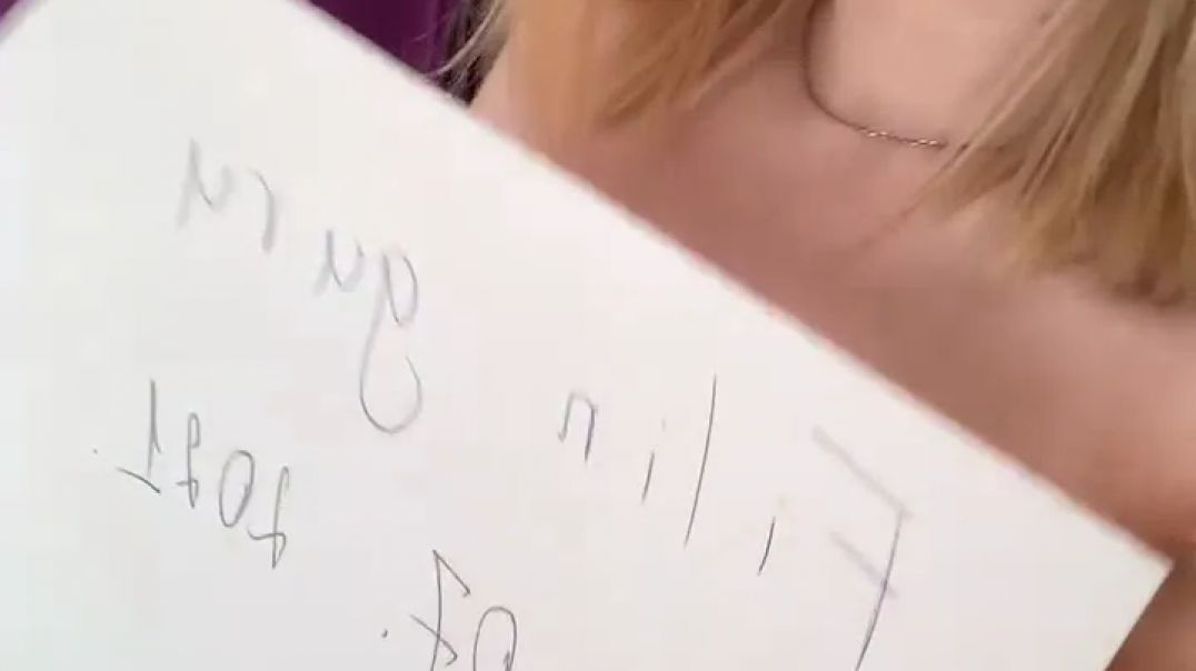 Как стать закладчицей ? Слитое видео закладчицы для идентификации личности перед шопом | AdultQQ.COM